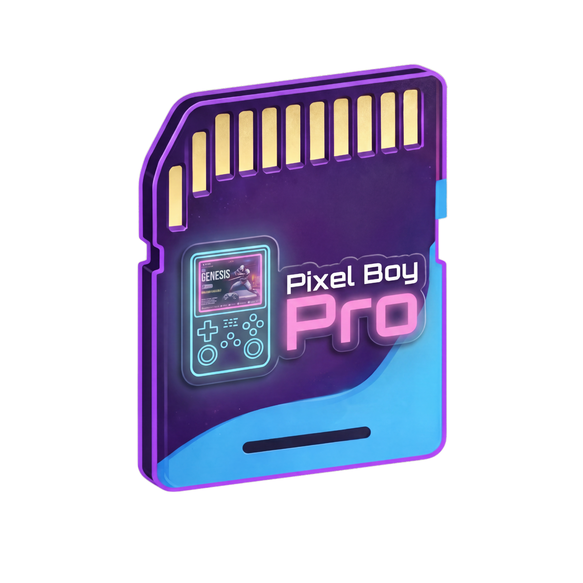 Pixel Boy Pro | (OPTIONAL) Upgraded SD Card with 40,000+ Extra Games