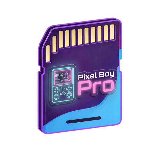 Pixel Boy Pro | (OPTIONAL) Upgraded SD Card with 40,000+ Extra Games